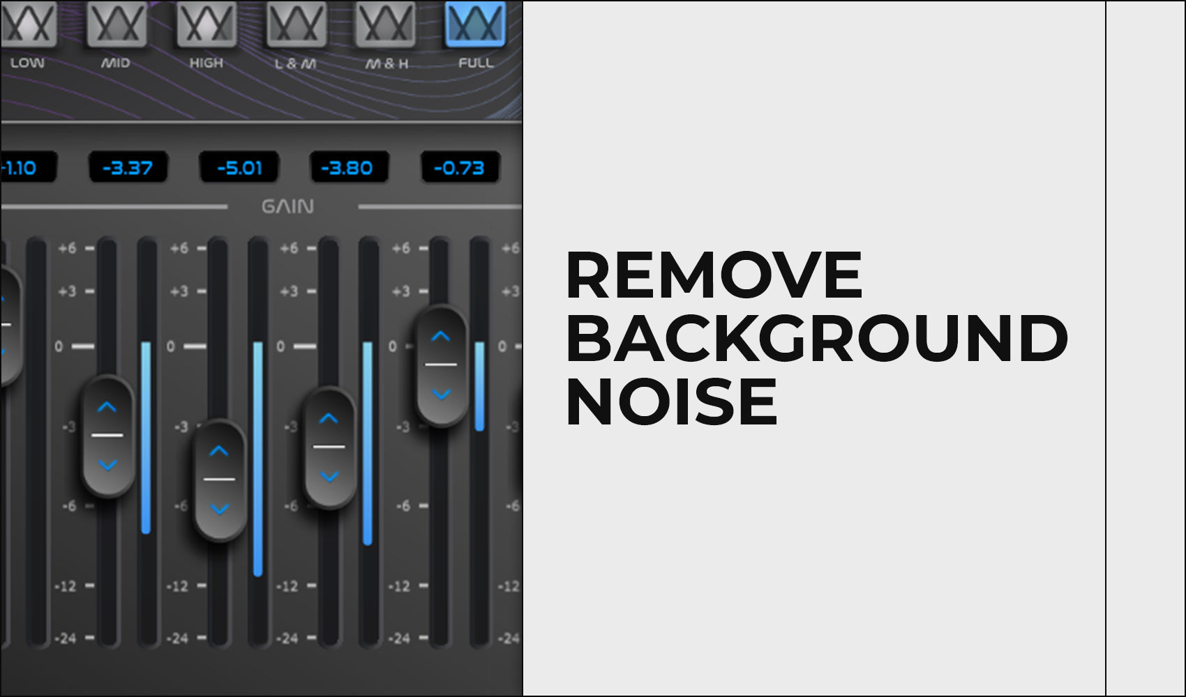 THE BEST TOOLS To Suppress a Background Noise