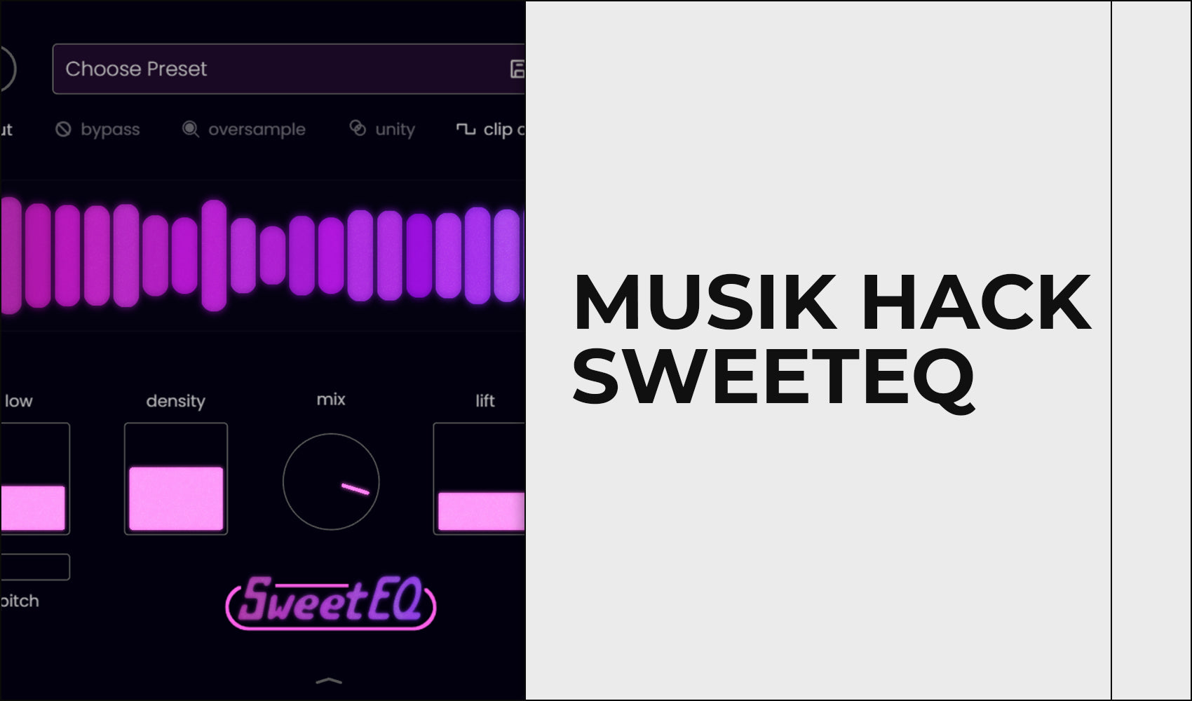 Musik Hack SweetEQ - More Than an EQ!