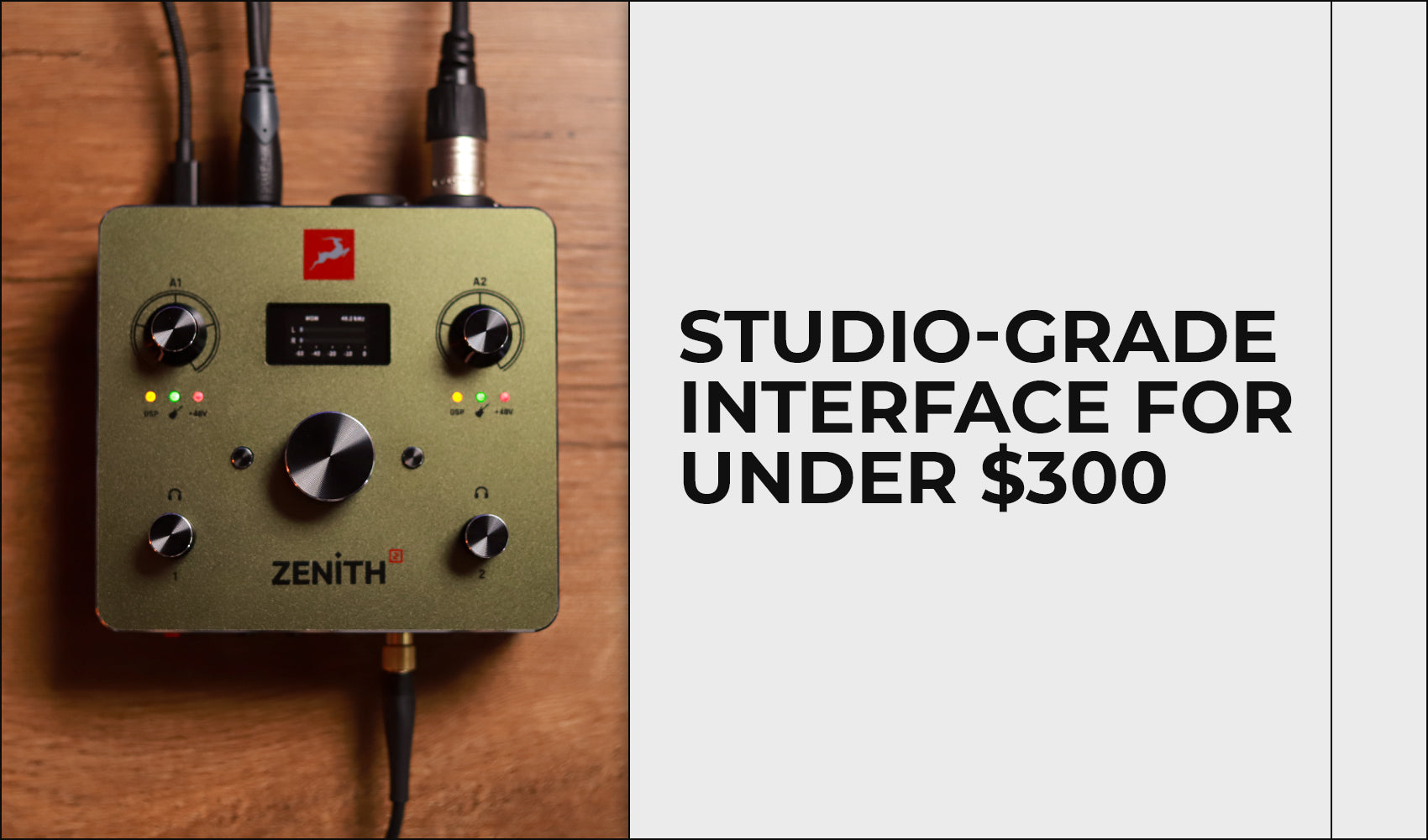 Antelope Audio's Console-Grade Preamps & Built-in DSP Audio Interface for less than $300?!